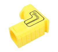 Adaptateur anti-poussière pour scie à table supportant une meilleure extraction de la poussière sans modification de l'équipement d'origine (jaune)