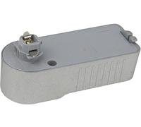 Adaptateur ARTECTA 1 phase argent - RAL9006 - Accessoires pour barres conductrices monophasées
