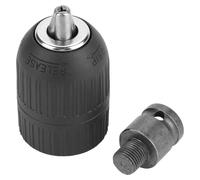 Adaptateur avec prise de vis de 1/2 pouce et mandrin de perçage en plastique