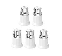 Adaptateur B22 à E27, Matériau PC Ignifuge résistant à la Chaleur, Douille en Fer nickelé Durable, Sécurité élevée Longue durée, Compatible Ampoules E27