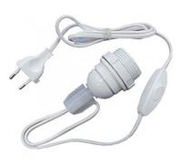 Adaptateur bouteille E27 TIBELEC, plastique, blanc 60 W Blanc G