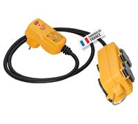 Adaptateur Brennenstuhl 1132751 : bloc d'alimentation avec 4 prises et couvercle, connecteur IP44
