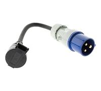 Zenitech - Adaptateur caravane femelle 16A en mâle CEE17