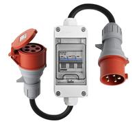 Adaptateur CEE, 32A à 16A, triphasé, évaluation IP44, CEE 32A à 16A 75cm