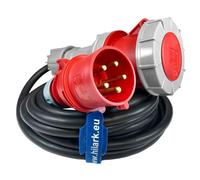 Adaptateur CEE / câble adaptateur, adaptateur courant fort connecteur 32A à...