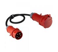 Adaptateur CEE courant fort 1m 16A mâle sur 32A femelle 2551
