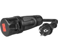 Adaptateur cellule verte rouge CEE 16A 400V à 230V Schuko, IP44