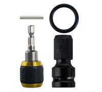 Adaptateur Changement Rapide Acier 60mm 1/4 Adaptateur Changement | Acier , changement rapide, compatible pour perceuse standard, pour idéal travaux quotidiens