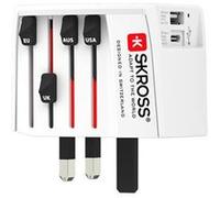 Adaptateur Chargeur de Voyage Modèle MUV USB-A/USB-C PD 27W 2 Pôles Blanc