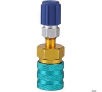 Adaptateur climatisation - LON® - R1234YF vers R134A - Laiton - Coupleur rapide basse pression universel