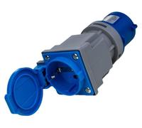Adaptateur compact CEE, prise de courant CEE Schuko
