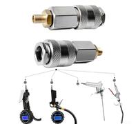 Adaptateur Compresseur Air 2pcs Acier Valve Universelle | Acier pour robuste, valve universelle AV/SV/DV, compatible voitures, vélos, trottinettes, longue durée de vie