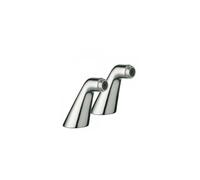 Adaptateur coudé baignoire/douche 2 unités avec silencieux - TRES 134871
