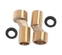 Adaptateur coude de douche en acier inoxydable avec valve d'angle réglable | Pied incurvé, contrôle d'accès, esthétique dorée moderne, construction en laiton, stabilité murale