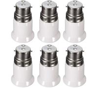 Adaptateur culot B22 vers E27 - OKZ - 230V - Douille conversion baïonnette à visser - Lot de 6