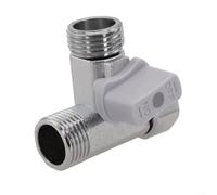 Adaptateur d'angle en T en alliage de zinc pour bidet, pulvérisateur à main, réservoir de toilette, lave-vaisselle et rinceur en verre