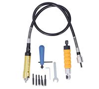 Adaptateur d'arbre Flexible e mandrin d'extension Flexible pour convertisseur de perceuse électrique, Ensemble de 10 pièces, matériau en Caoutchouc en Acier Inoxydable pour