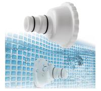 Adaptateur d'aspirateur Skimmer compatible avec Summer Waves Pool Adaptateur d'aspirateur pour raccord de tuyau de 3,8 cm