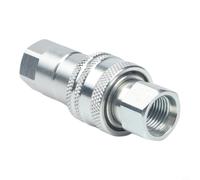 Adaptateur d'attelage de remorque à 3 points AW32184 LVA16843 Kit d'attelage rapide hydraulique pour tracteurs Robuste Argent Métal
