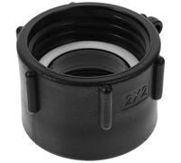 Adaptateur de Bac Ibc pour Tuyau, Raccords de Réservoir, Noir | Installation Facile, Stable des Flexibles, Usage Irrigation Jardin et Conduite Liquide, Plastique