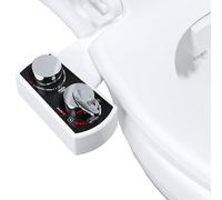 Adaptateur de bidet pour toilettes, avec eau froide/chaude, et buses autonettoyantes