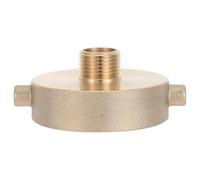 Adaptateur de Borne D'incendie en Laiton X 2-1/2 Femelle 3/4 Ght | Couplage Fileté Bague D’étanchéité, Installation Manuelle Simple, pour Alimentation D’urgence et Arrosage