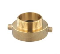 Adaptateur de bouche d'incendie à filetage standard national, 5,1 cm NH femelle x 5,1 cm pour raccord NPT mâle en laiton, connecteur pivotant pour systèmes d'alimentation en eau
