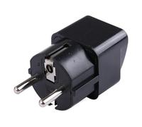 Adaptateur De Bouchon De Européen - Construction De Cuivre | Double Broche | Convertisseur De Fiche UE Durable Avec UE Avec Une Prise Ferme Pour La Conversion De Sûre, Idéal Po