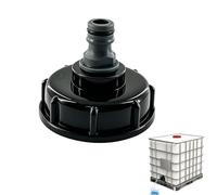 Adaptateur de bouchon de réservoir IBC, adaptateur de réservoir IBC, connecteur de conteneur, adaptateur de valve à tétine S60 x 6 1/2 pour raccord de conteneur IBC, tuyaux d'arrosage IBC, réservoirs