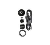 Adaptateur de bouteille e27 câble 1,8m noir -