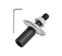Adaptateur de broche gauche et droite pour meulage de moteur d'arbre de polissage pour filetage M10 en acier 68 mm noir (droite-10 mm)