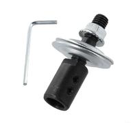 Adaptateur de broche gauche et droite pour meuleuse pour meuleuse à filetage M10, outil de polissage, 68 mm de long, trou de 8 à 12 mm (droite-12 mm)