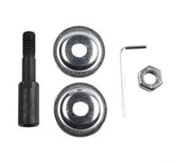 Adaptateur de broche gauche et droite pour meuleuse pour meuleuse à filetage M10, outil de polissage, 68 mm de long, trou de 8 à 12 mm (gauche-8 mm)
