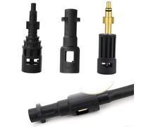 Adaptateur de buse pour nettoyeur haute pression Karcher série K pour Lavor et avec corps en ABS robuste et noyau en laiton renforcé (A)