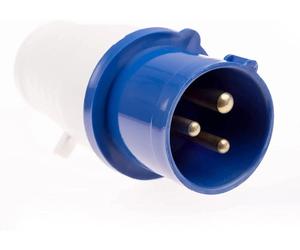 Adaptateur de camping pour voiture, caravane ou camping-car - Prise CEE 3 pôles - 240V 16A - Connecteur électrique