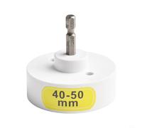 Adaptateur de capsule électrique portable pour perceuse hexagonale de 6,35 mm, tête de machine à sceller en plastique pour bouteille, léger (40 à 50 mm)