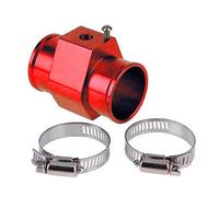 Adaptateur de capteur de température d'eau - Joint universel pour tuyau de radiateur de voiture - Tuyau de capteur de température d'eau - Jauge de radiateur (Rouge, 32 mm)