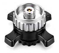 Adaptateur de cartouche de gaz EN417 Valve à vis pour cartouches CV Easy Clic, adaptateur de cartouches de valve en alliage d'aluminium pour réchaud de camping, trekking, randonnée, réchaud extérieur