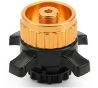 Adaptateur cartouche gaz Easy Clic Plus vers EN417 7/16, conversion baïonnette CV270/300/470, alu/laiton - 43 g