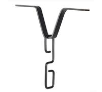 Adaptateur de chaîne de pluie avec crochet en forme de V pour drainage de l'eau en extérieur - Connecteur de chaîne de pluie en fer avec galvanoplastie antirouille, 15,7 cm L XS 6,1 cm H, compatible