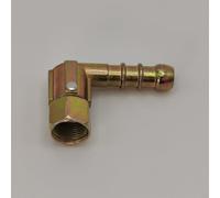 Adaptateur de chauffage à gaz en aluminium 6 points Fixation sécurisée (G) | Construction en cuivre à 4 points, bague d'étanchéité étanche, filetage précis, compatible avec le gaz naturel