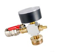 Adaptateur de compresseur d'air de soupape de sécurité pour transfert de | Vannes à quatre voies à cinq voies, pour un transfert de gaz polyvalent, compatibilité multi-outils, buses de pneus