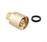 Adaptateur de connecteur de chariot élévateur en laiton Re7141f avec rondelle pour réservoir de 9,1 kg, 15,2 kg, 19,7 kg, installation rapide, raccord de transfert de carburant, couleur jaune