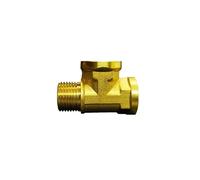 Adaptateur de connecteur de coupleur, filetage mâle femelle, embout coudé en laiton, bouchon de mamelon, raccord de tuyau en t, 1/8 "1/4" 3/8 "1/2" 3/4 "1"(NO13,3/8")