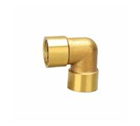 Adaptateur de connecteur de coupleur, filetage mâle femelle, embout coudé en laiton, bouchon de mamelon, raccord de tuyau en t, 1/8 "1/4" 3/8 "1/2" 3/4 "1"(NO8,1/2")