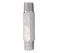 Adaptateur de connecteur de raccord de tuyau en acier inoxydable 1/8, 1/4 "3/8" 1/2 "BSP NPT, filetage mâle, haute pression, Long mamelon hexagonal, 304"(Size:BSP1I8-L 50mm)