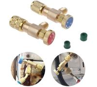 Adaptateur de connexion climatisation - PZCC - Raccord rapide - R410A/R22 - Soupape de sécurité - 32x10x8 cm