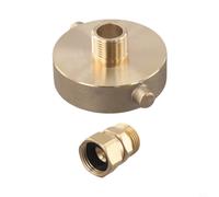 Adaptateur de connexion en laiton pour pompiers 2 1/2" NST vers GHT avec | Raccord robuste pour l'approvisionnement en eau et les besoins en eau de lutte contre les incendies urbains