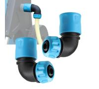 Adaptateur de connexion rapide anti-fuite | Adaptateur de tuyau d'arrosage 1/2" pour irrigation de pelouse, parterre surélevée, arrière-cour, chariot de tuyau et