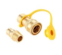 Adaptateur de connexion rapide en laiton, kit de connexion rapide au gaz de 1,3 cm, raccord rapide pour systèmes de propane